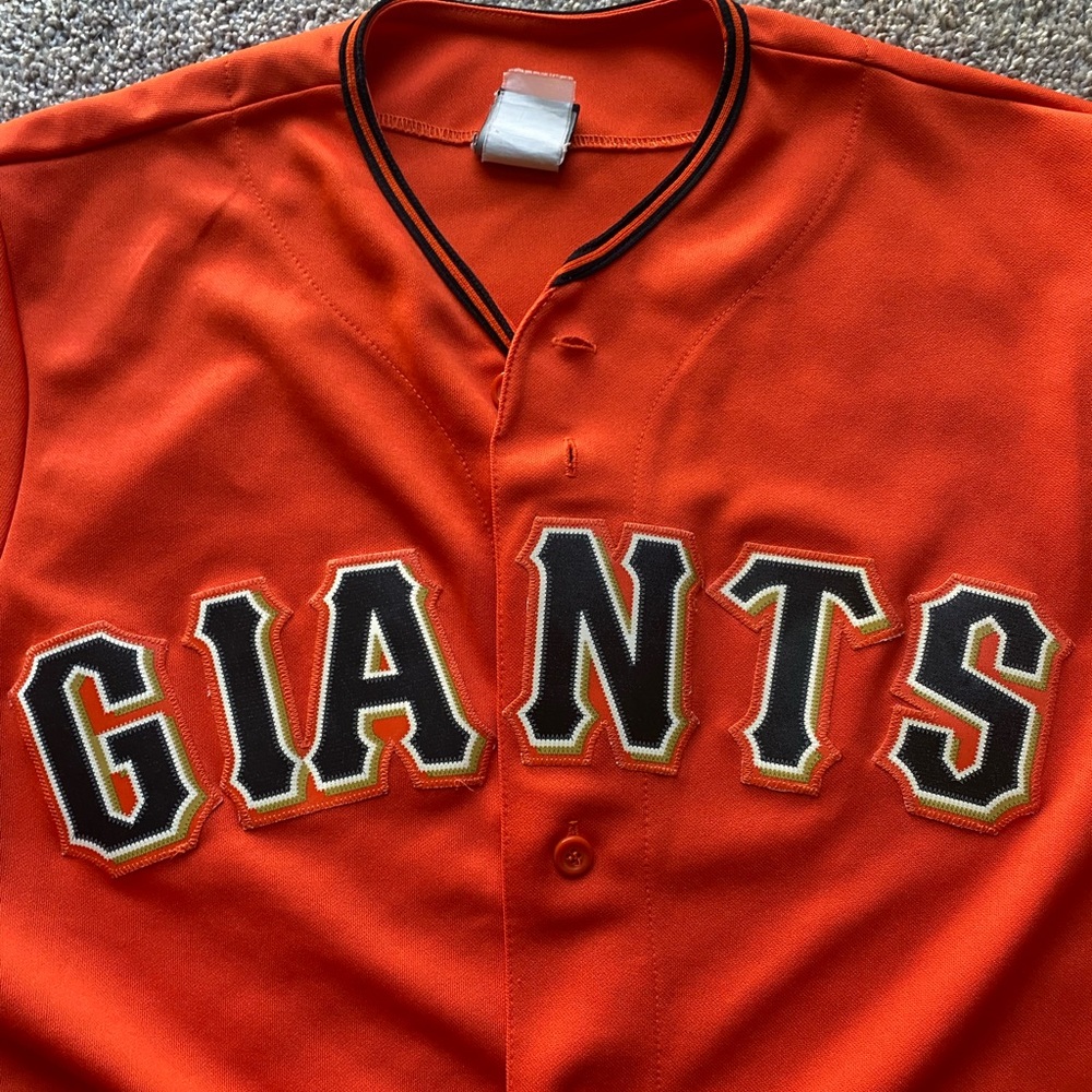 Vintage San Francisco Giants Jersey ORANGE MAJESTIC MLB MEN’S Fits Like Medium